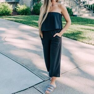 NWT strapless jumpsuit